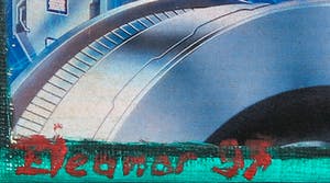 Eleanor Ayiter - Gemengde techniek (o.a. collage) op doek, Zonder titel kopen? Bied vanaf 1!