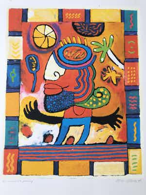 Clemens Briels - Zeefdruk, The convertible feeling - Nr. 89 verkocht voor € 1!