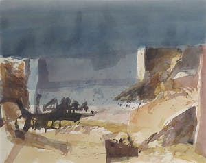 Jaap Ploos van Amstel - Aquarel, Landschap - Ingelijst kopen? Bied vanaf 20!