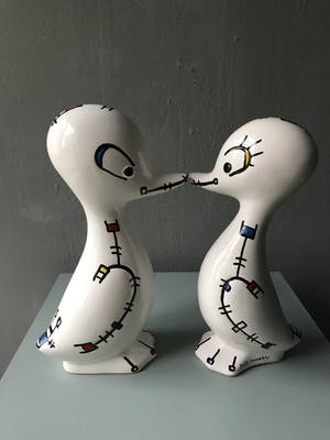 Marianne Bey - Happy Ducks / Mondriaan style kopen? Bied vanaf 35!