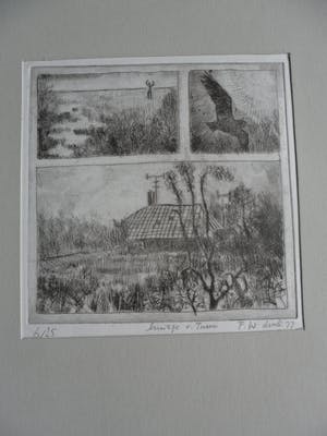 Frits Lindeman - Ets, titel, Huisje van Tuun. kopen? Bied vanaf 20!