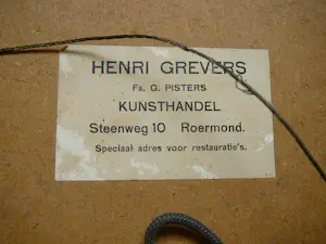 Alfred van Neste - Vrouwen drogen de was -kleuren ets- kopen? Bied vanaf 45!