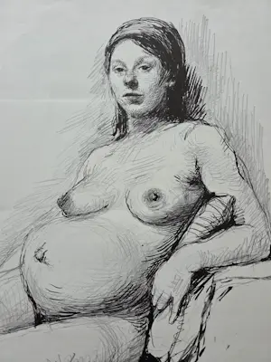 Aat Veldhoen - Naakt. Portret vrouw. kopen? Bied vanaf 49!