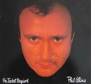 Phil Collins - No jacket required - Signed/gesigneerd kopen? Bied vanaf 25!