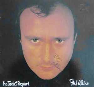 Phil Collins - No jacket required - Signed/gesigneerd verkocht voor € 25!