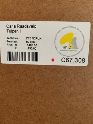 Carla Raadsveld - Tulpen 1 en Tulpen 2 kopen? Bied vanaf 150!