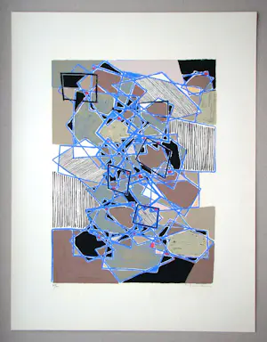 Natalia Dumitresco - Composition abstrait - Originele zeefdruck - 1954 kaufen? Bieten Sie von 140!