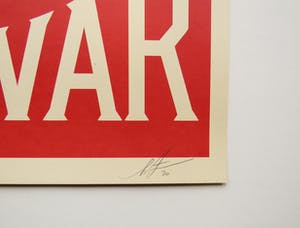 Shepard Fairey - Make Art, Not War kopen? Bied vanaf 1!