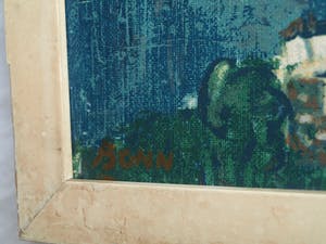 Clement van Vlaardingen - Ingelijst, olieverf op doek , “Bonn” – ca. 1960 kopen? Bied vanaf 75!