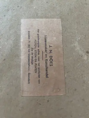 Adrianus Johannes Grootens - Wilg bij boerderij - handgesigneerde litho kopen? Bied vanaf 35!
