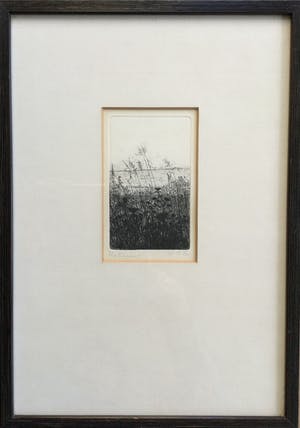 Theo Hoogewerf - z.t. | fraaie ets in houten lijst kopen? Bied vanaf 35!