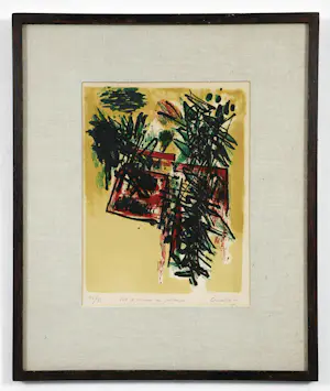 Corneille - 1960 - Vol d'oiseaux au printemps - Ook in het Stedelijk Museum Amsterdam kopen? Bied vanaf 699!