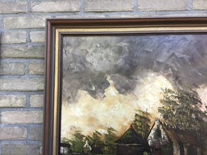 Niet of onleesbaar gesigneerd - Romantisch landschap. kopen? Bied vanaf 1!