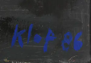 Ton Klop - Gemengde techniek op doek, Vrouwfiguur - Ingelijst (Zeer groot) kopen? Bied vanaf 150!