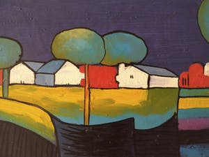 Berend Pasman - Surrealistisch landschap kopen? Bied vanaf 180!