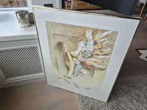 Buy Marion van Nieuwpoort - litho 20/100, gesigneerd rechtsonder? Bid from 75!
