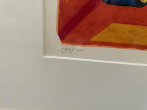 Clemens Briels - Zeefdruk Nr. 194 - The closing of the - Ingelijst kopen? Bied vanaf 150!