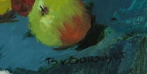 Theodorus van Oorschot - Olieverf op doek, Bloemstilleven - Ingelijst (Groot) kopen? Bied vanaf 100!