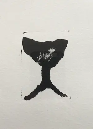 Armando - der Kelch - litho - oplage 25 ex. - ingelijst kopen? Bied vanaf 215!