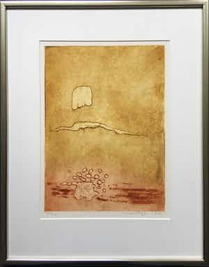 Jan Montyn - kleurenets - 1996 - oplage 25 - ingelijst verkocht voor € 135!