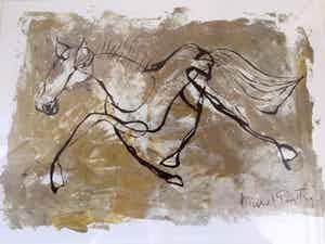 Michel Poort - paard in galop verkocht voor € 50!