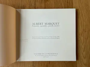 Albert Marquet - Peintures, aquarelles, pastels, dessins – Parijs 1985 – Galeriecatalogus kopen? Bied vanaf 20!
