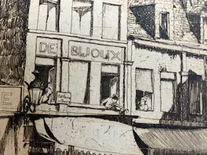 Henri Quittelier - Eglise Saint-Nicolas 1927 23/300 kopen? Bied vanaf 120!