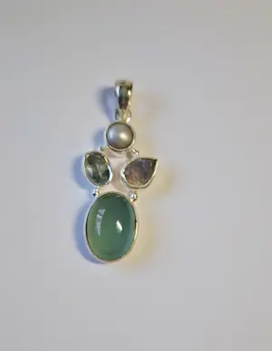 Nieuwe luchtige hemelsblauwe kleur amrapali hanger natuurlijke aquakwarts kopen? Bied vanaf 65!