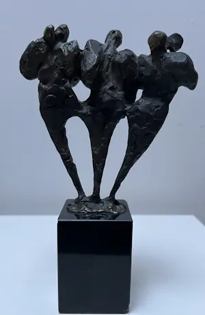 Bernadette Leijdekkers - Bronzen sculptuur | 'De muzikanten' kopen? Bied vanaf 150!