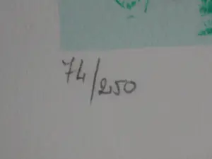 Corneille - Ingelijste zeefdruk: Trois images d'un été - 1992 kopen? Bied vanaf 249!