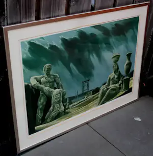 Carel Willink - Ingelijste litho: 'Evenwicht der krachten' kaufen? Bieten Sie von 625!