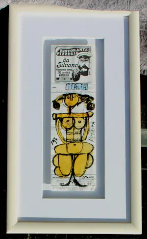 Corneille - Beschilderde restaurant bon: Piediripa Italia - 1992 (nette lijst!) kopen? Bied vanaf 799!