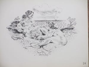 Wilm Wouters - Baadsters aan de kust - Litho kopen? Bied vanaf 1!