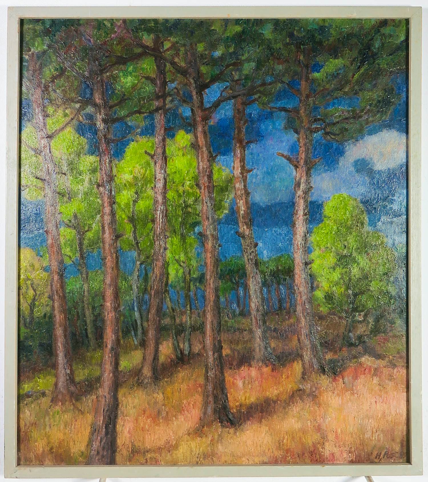 Harmen Klaas Post - Olieverf op paneel - Ingelijst kopen? Bied vanaf 150!