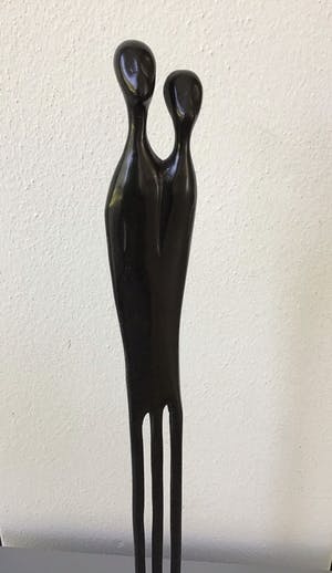 Louise Hederstrom - Sculptuur “ TWEE-EENHEID. 43 cm hoog ! kopen? Bied vanaf 75!