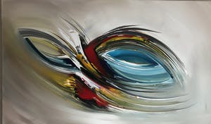 Gena - Abstract “ Storm “ kopen? Bied vanaf 150!