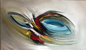 Gena - Abstract “ Storm “ verkocht voor € 150!
