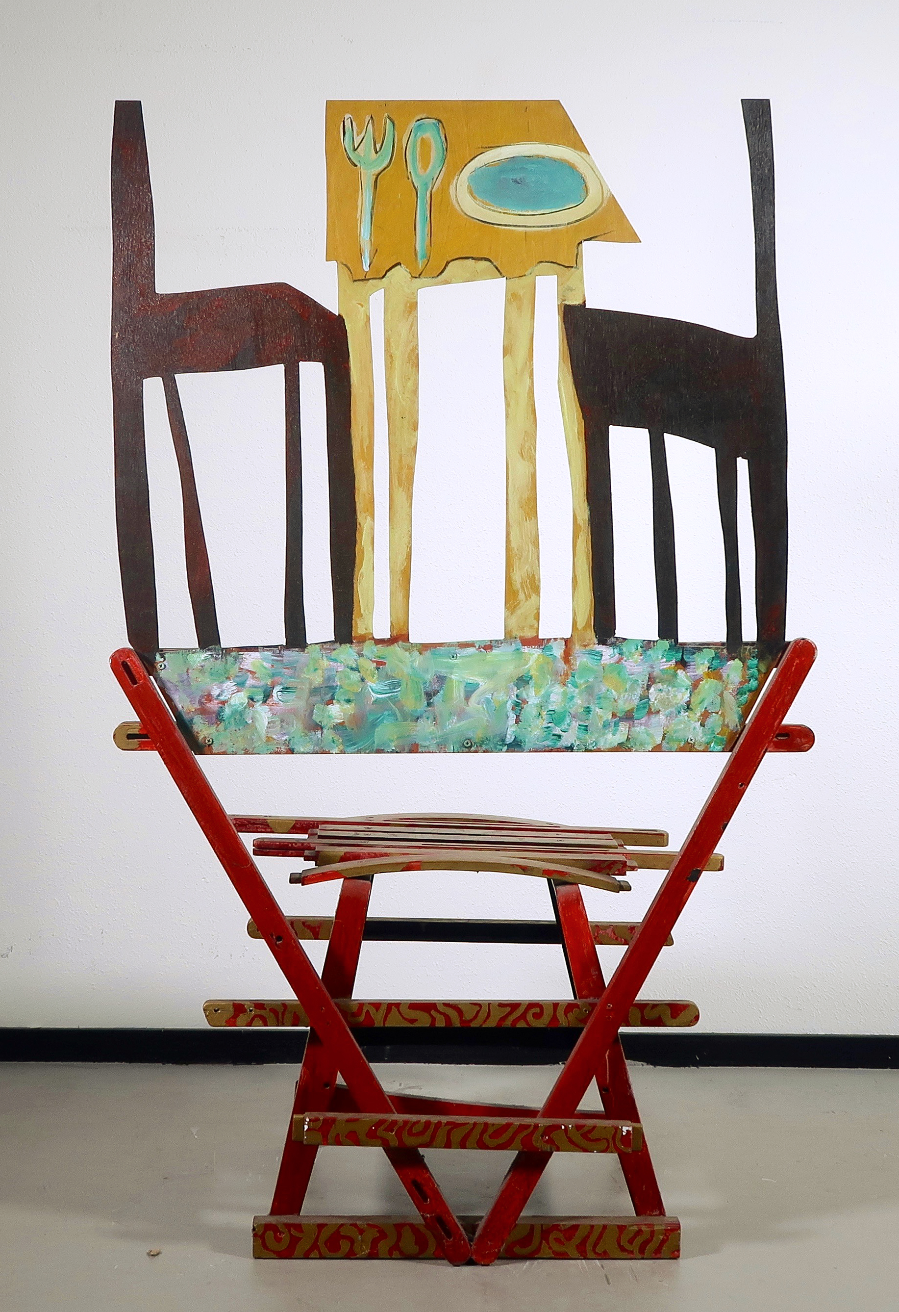 Siebrand Weitenberg - Houten object, Troon (Groot!) kopen? Bied vanaf 150!