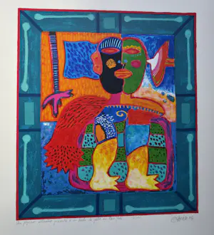 Clemens Briels - lot van 7 zeefdrukken - diverse oplages/jaartallen kopen? Bied vanaf 500!