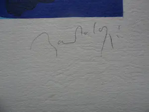 Rafael Bartolozzi - Litho, Titel. Sin titulo. kopen? Bied vanaf 25!