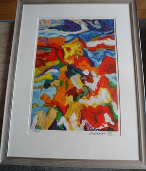 Jan Cremer - Zeefdruk. titel, Wild Horizon. kopen? Bied vanaf 175!