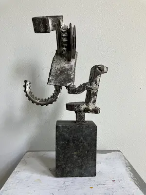 Lo van der Linden - "Repelsteeltje" - Ijzer - circa 2007 kopen? Bied vanaf 75!