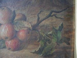 Niet of onleesbaar gesigneerd - Tak met appels kopen? Bied vanaf 1!