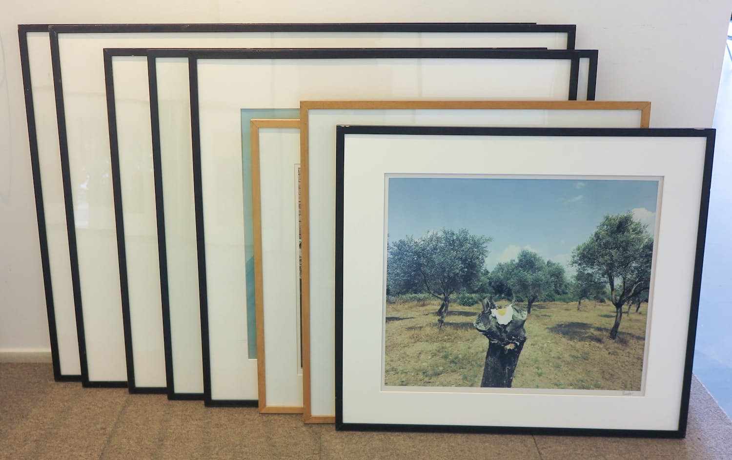 Jean Ruiter - E.a, ACHT werken (foto's) inclusief lijsten! verkocht voor € 100!