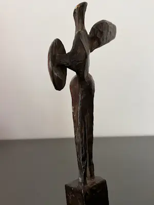 Loek Bos - Warrior a la Henry Moore + boek kopen? Bied vanaf 325!