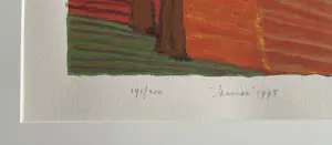 Ton Schulten - handgesigneerde zeefdruk | 'Zomer' | 1995 (KEURIGE LIJST) kopen? Bied vanaf 400!