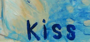 Kiss Riemvis - Olieverf op doek, Kaarslicht - Ingelijst (Groot) kopen? Bied vanaf 1!