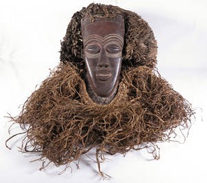 Kuba - Opzetmasker met haar en een raffia baard kopen? Bied vanaf 1!