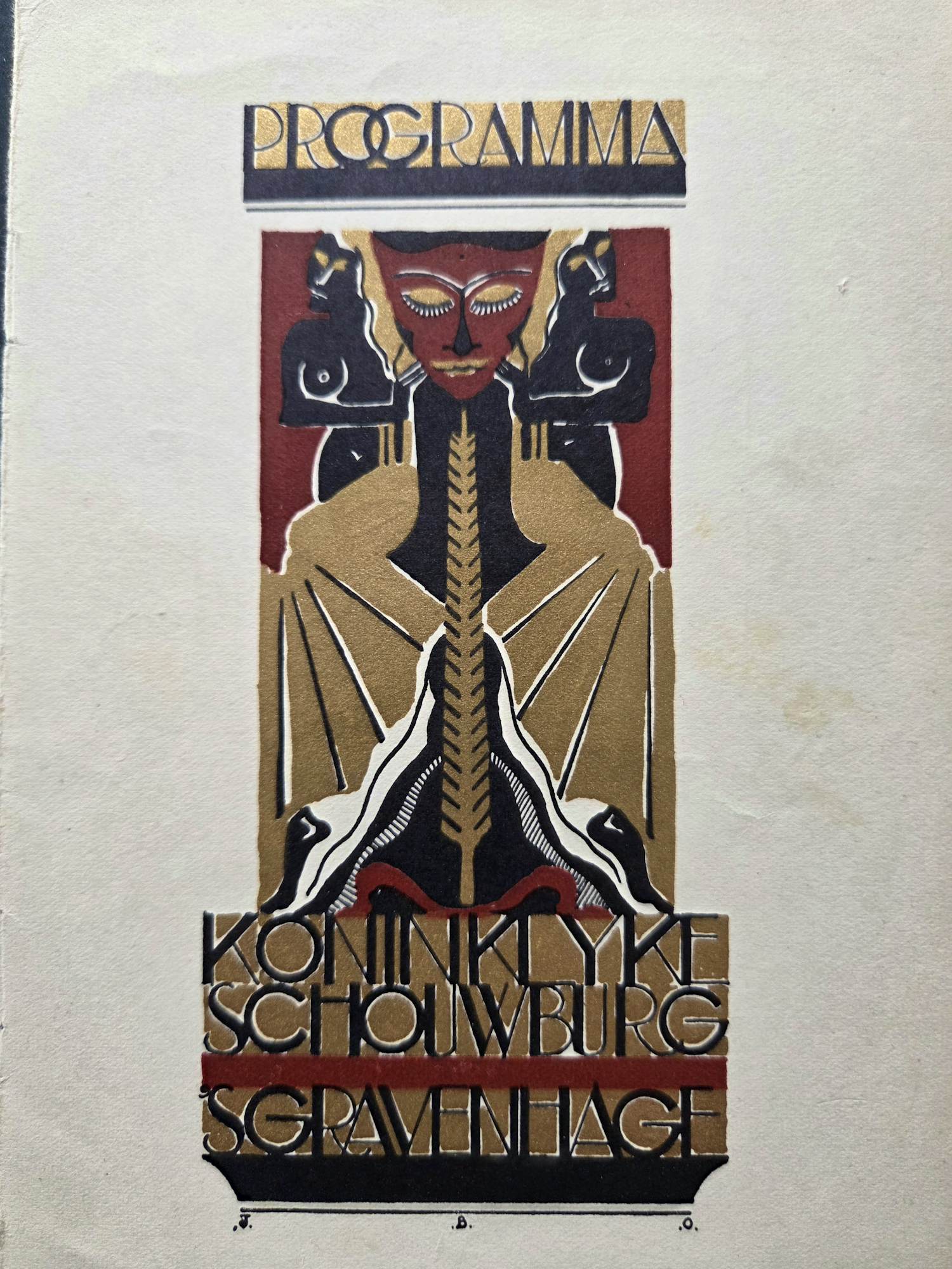Jeanne Bieruma Oosting - Programma. Kon. Schouwburg Den Haag.1932. kopen? Bied vanaf 79!