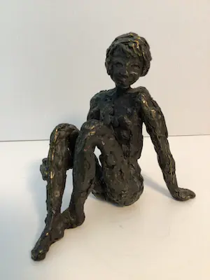 Astrid Veldhuyzen-Koppen - Sculptuur “ Moment van bezinning “ kopen? Bied vanaf 1!